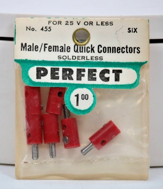 Perfect Parts Co. P455 Quick Connector Set 6Pc Male/Female Solderless NIP