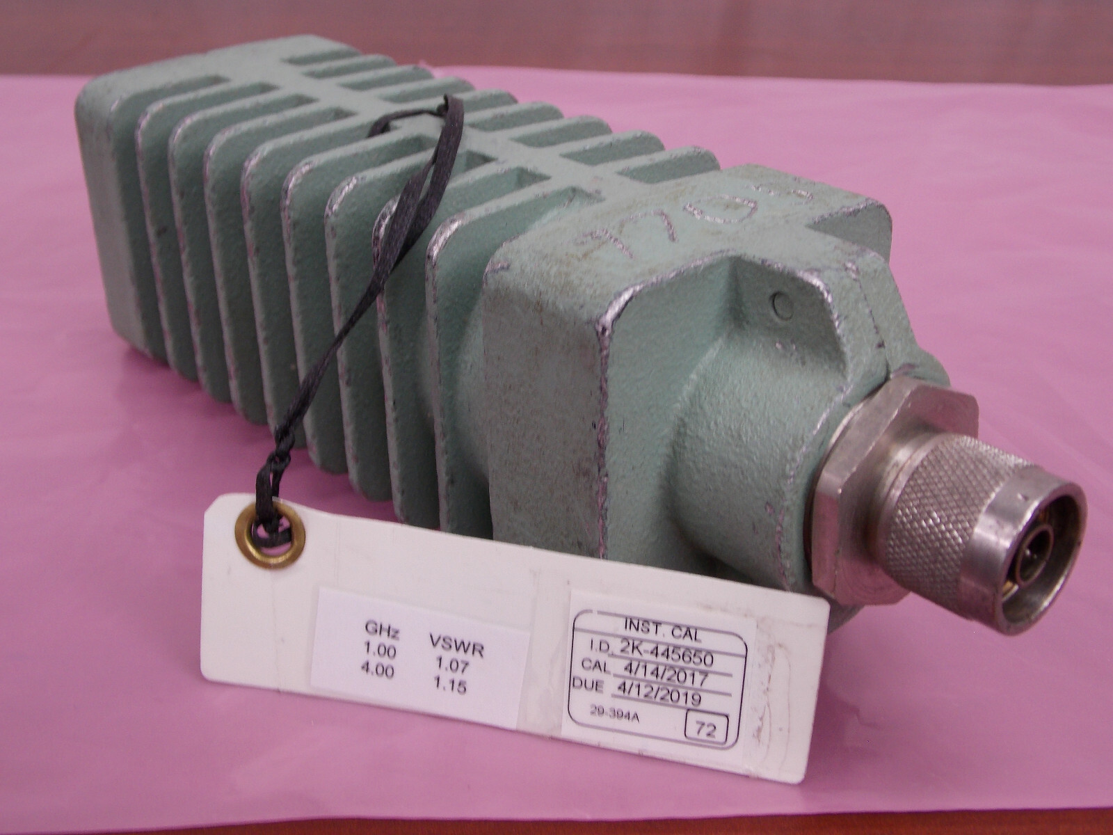 COAXIAL TERMINAL TERMINATION & DUMMY LOAD W/ CAL STICKER