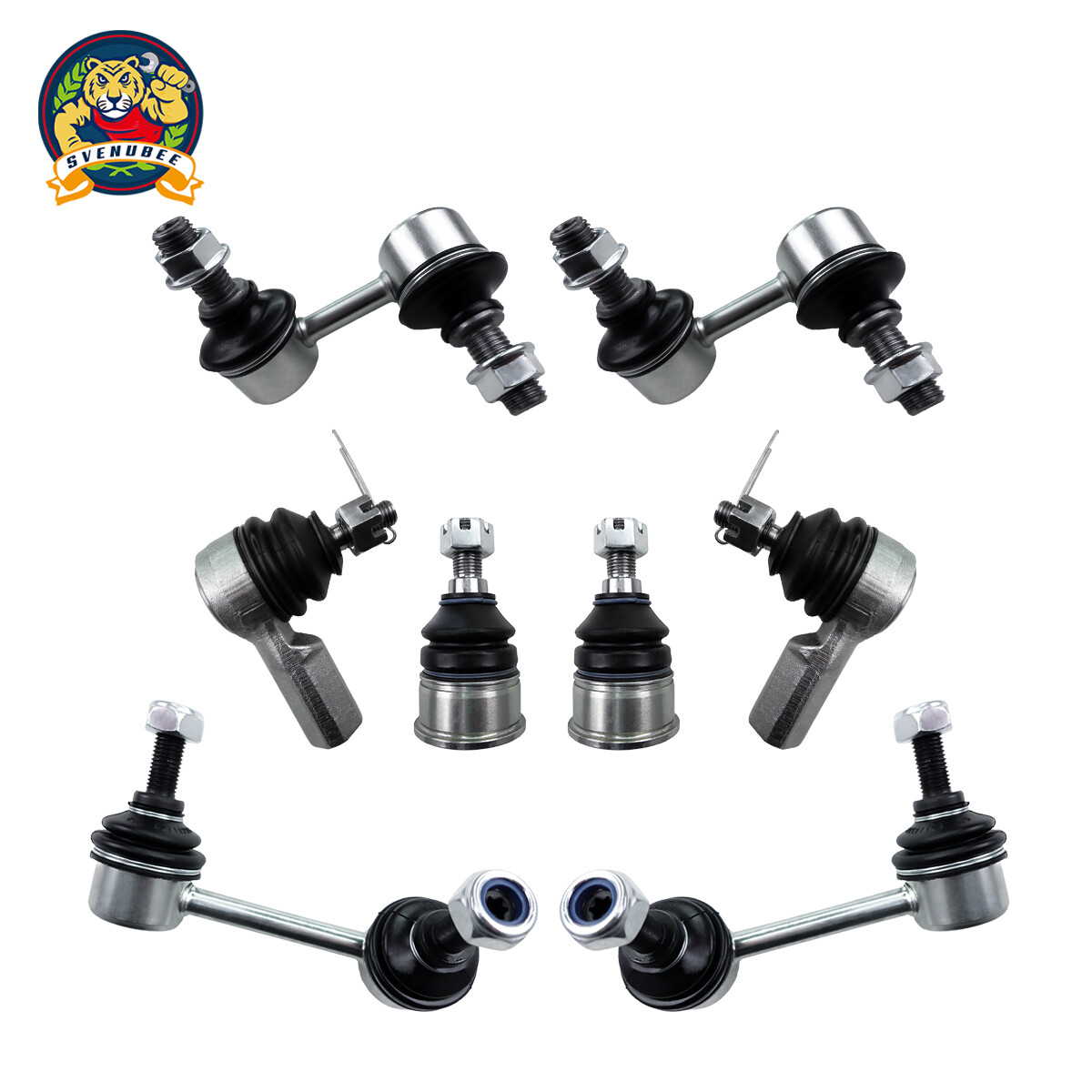 Control Arm Ball Joint Tie Rod Sway Bar Suspension Kit 12p for 02-06 Honda CR-V