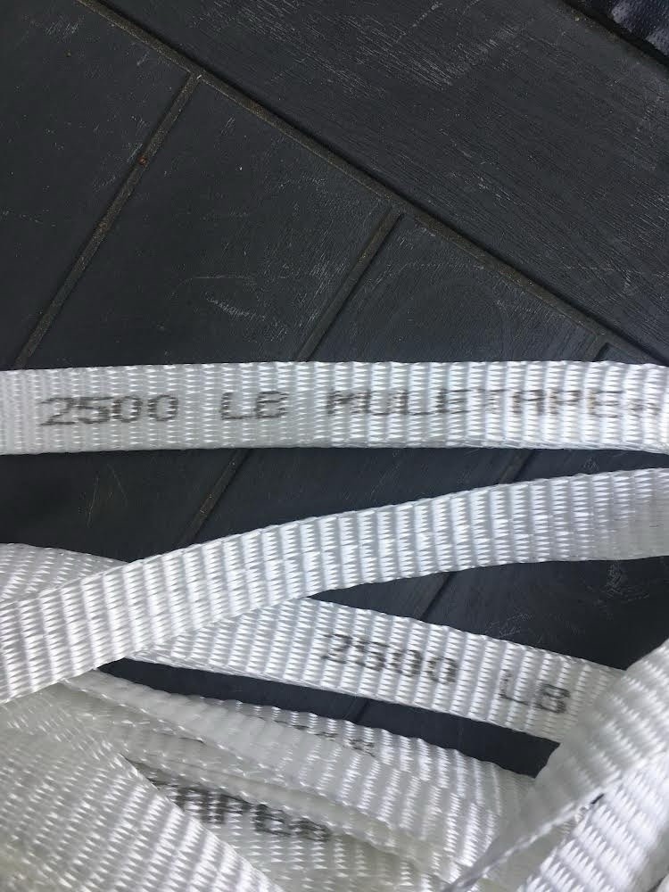 3/4” x 200ft 2500lb Tensile Mule Tape, Pull Tape, Flat Rope/Webbing, Pull Line