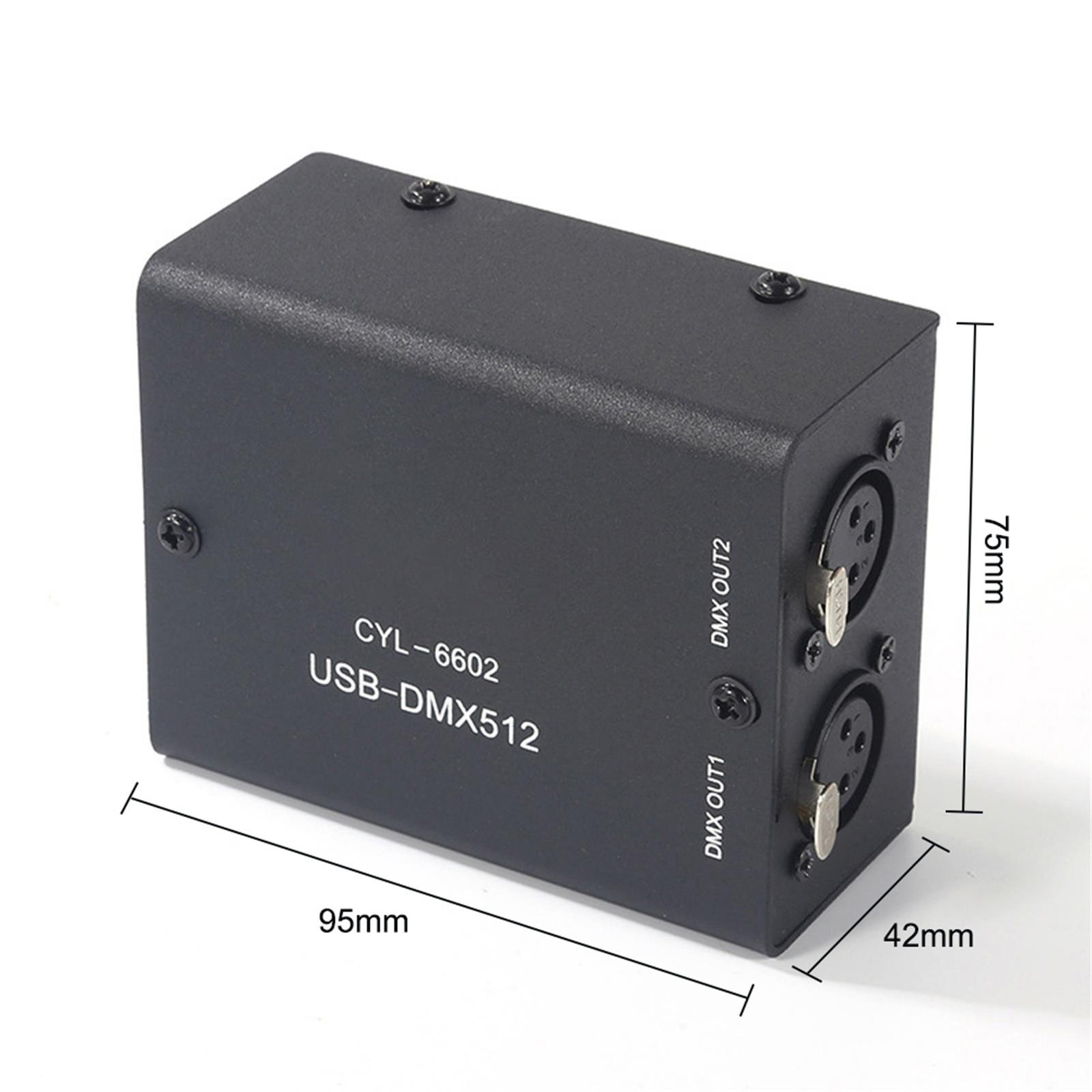 USB To DMX512 LED Light Controller Stage Lighting Decoder Module V1