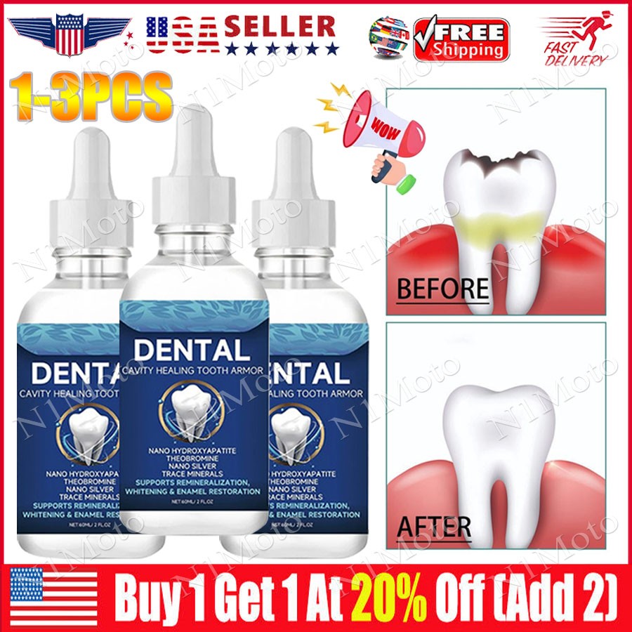 3PACK 60ml Tooth care solution Cavity Healing Tooth Armor NEW HOT ~US
