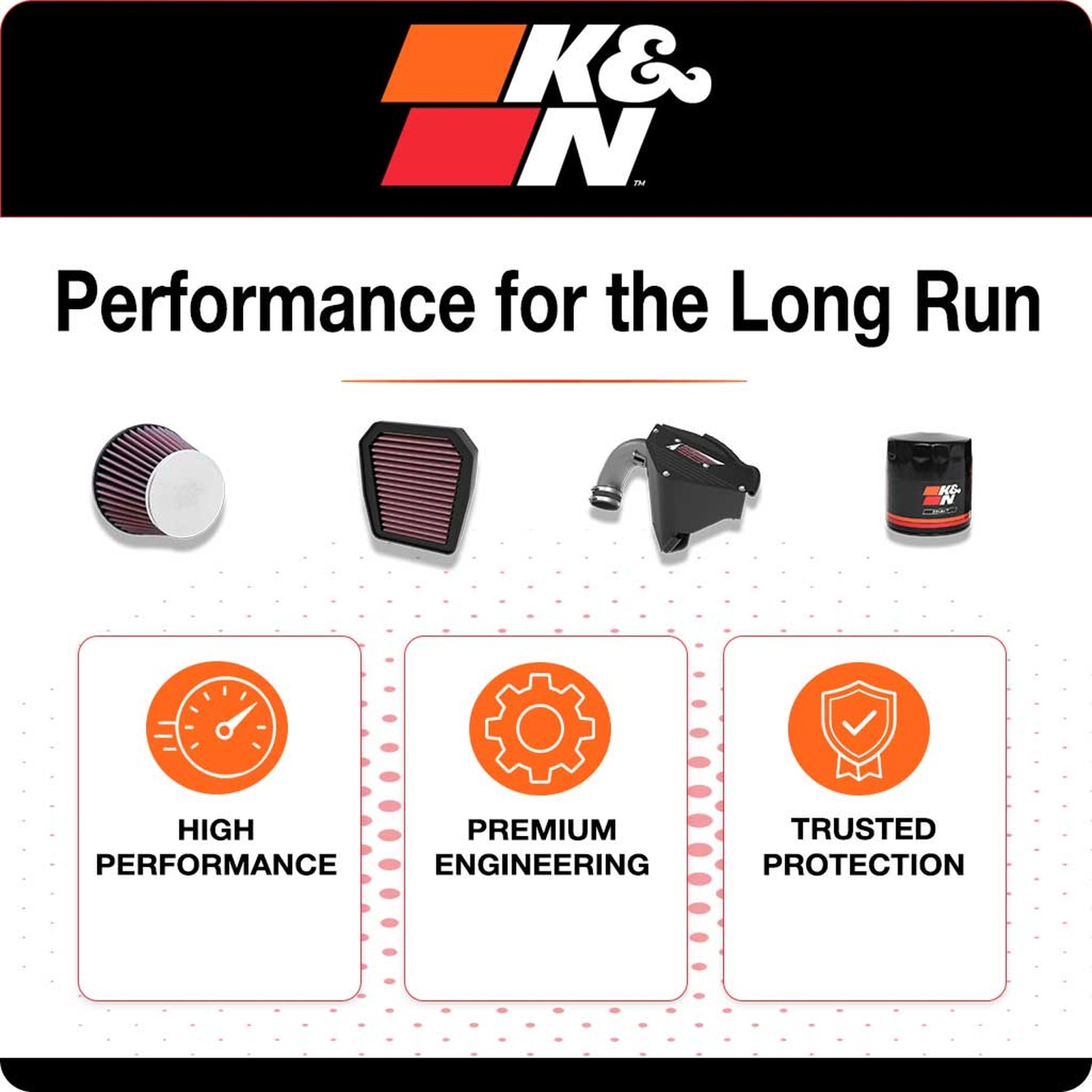 K&N Rubber Adaptor 21510 - Engineered for Performance Using Quality Materials