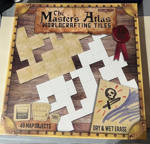 The Master's Atlas Reversible Dry-Erase Worldbuilding Tiles