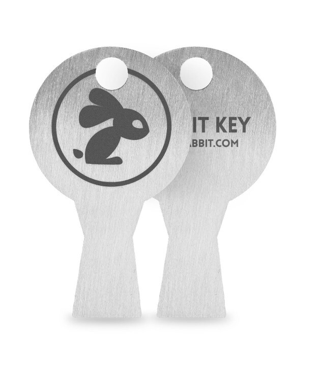 Rabbit Key Stainless Steel Universal Camera Key for photographers, filmakers