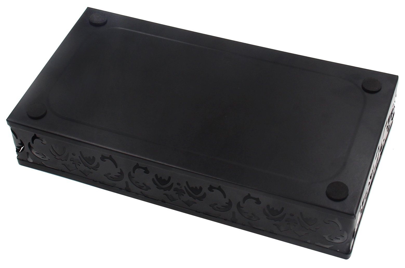 Desk Drawer Organizer with 3 Small Bins and 1 Long BinBlack