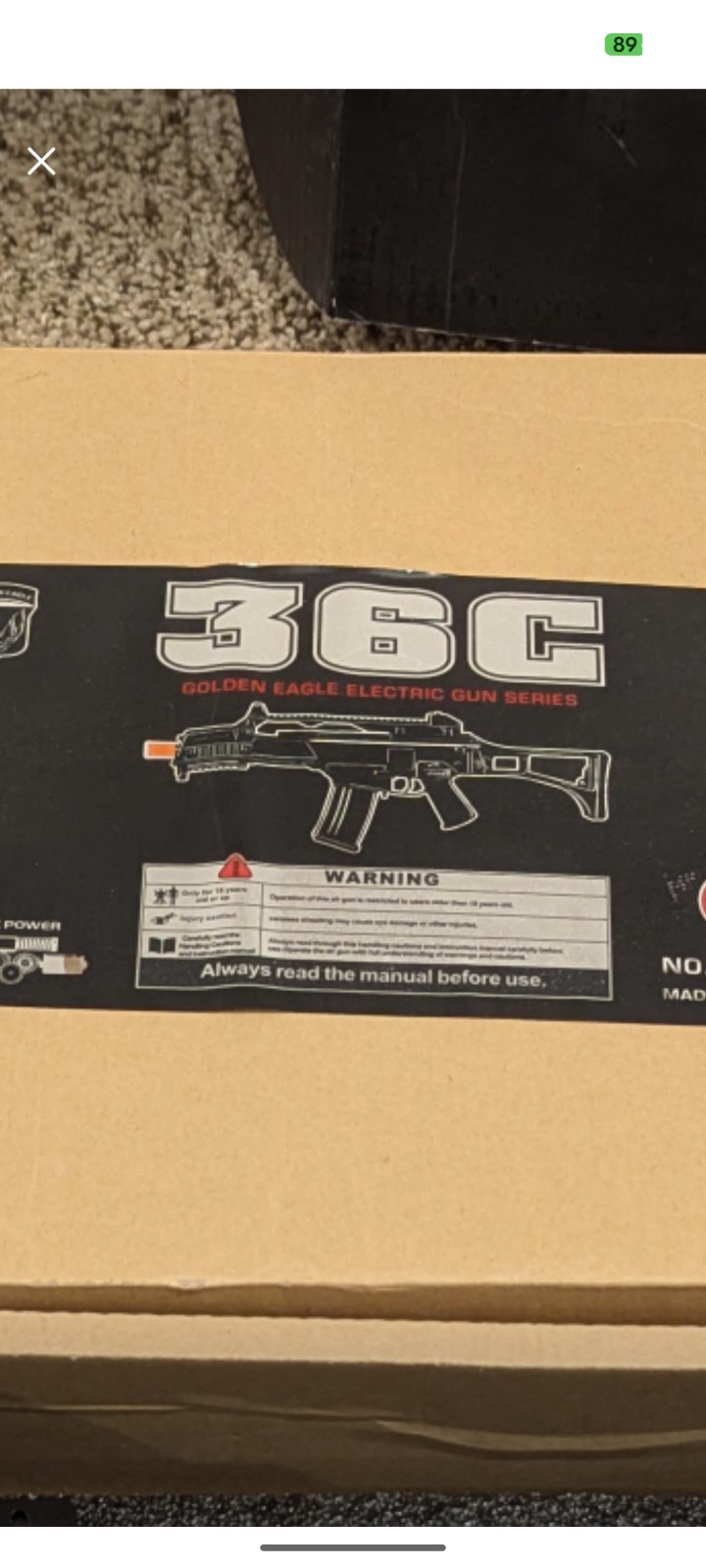 Golden Eagle 36C Electric Airsoft rifle