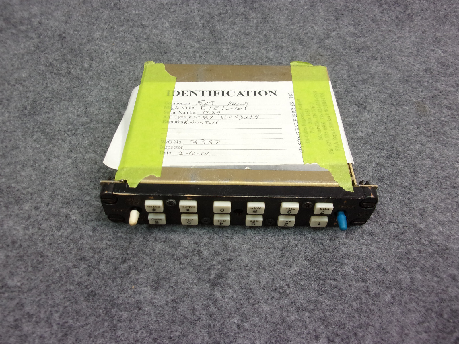 NAT DTMF Tone Encoder Data Entry Keypad P/N DTE12-001