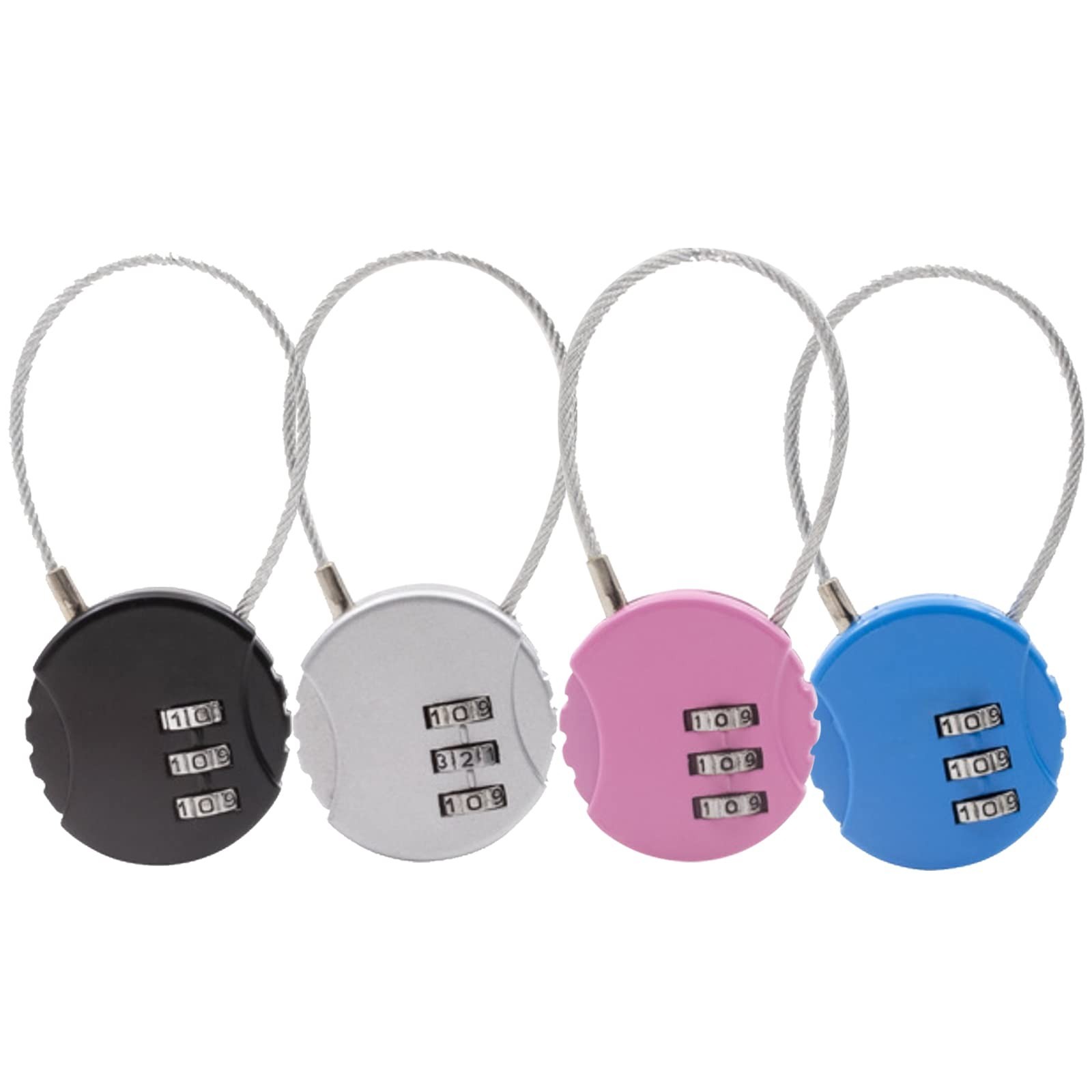4 Pack Small Locker Lock Digit Combination Lock for School,Toolbox, Employee ...
