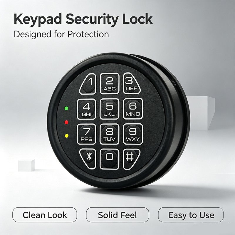 Electronic Keypad Safe Lock Digital Password Lock for Gun Safe Storage Cabinet