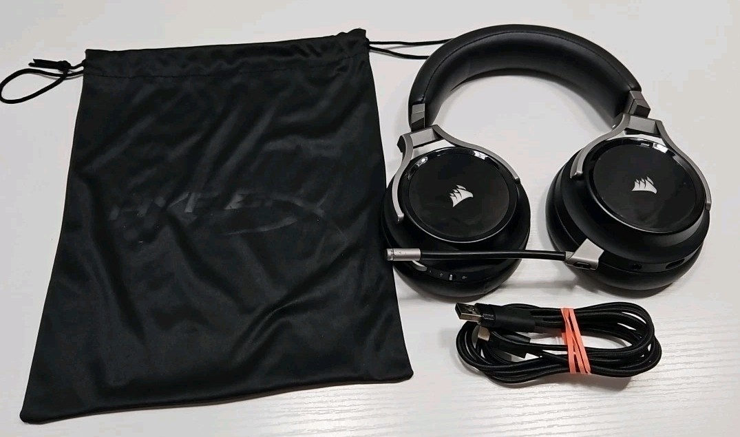 Corsair Gaming Virtuoso RGB Wireless SE High-Fidelity Headset No Dongle Clean