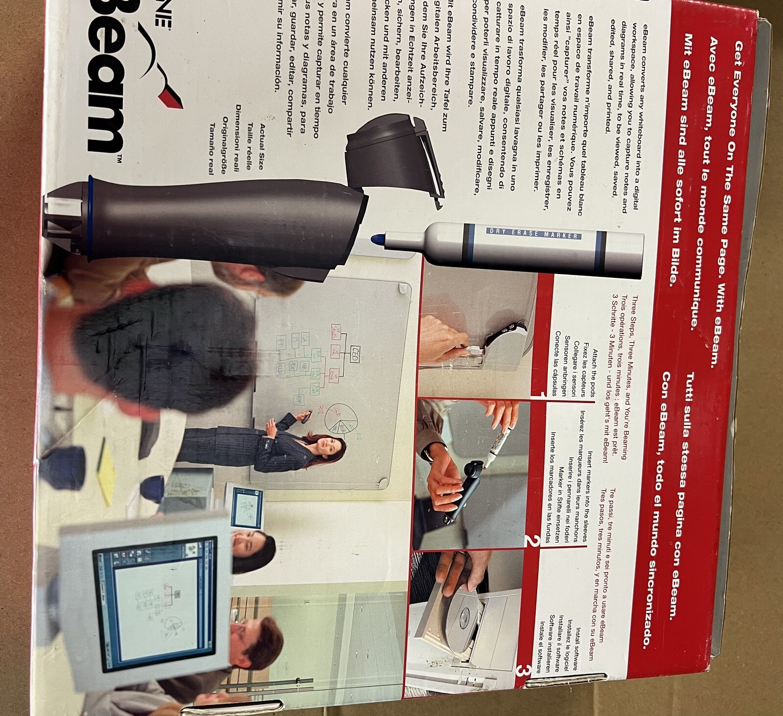 Boone Ebeam Digital Interactive Whiteboard System Projector