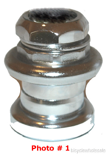 Standard Import Silver Chrome Plated Headset 1" x 24t  NEW!