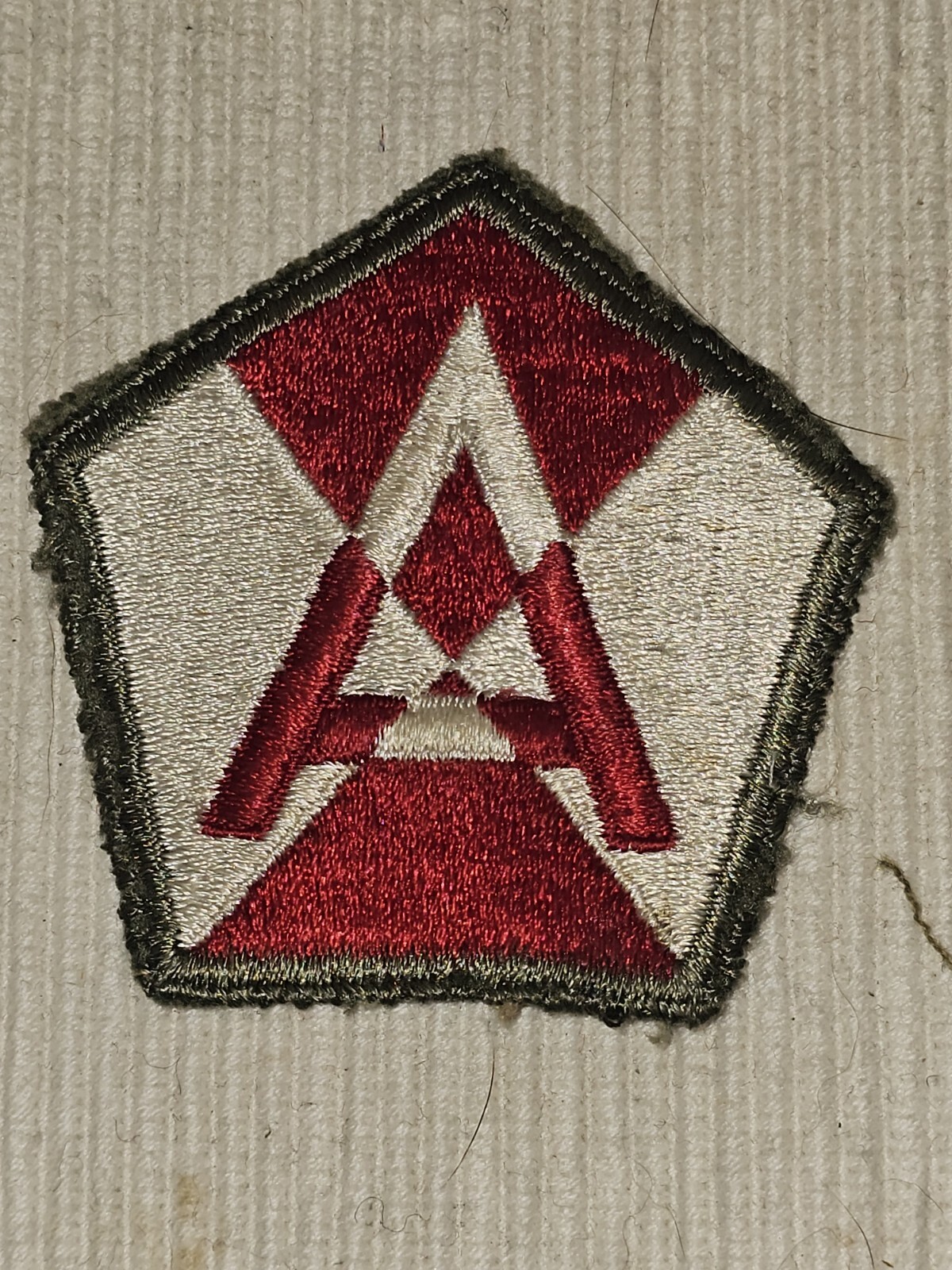 WWII US 15th Army Cut Edge Patch L@@K!!! .