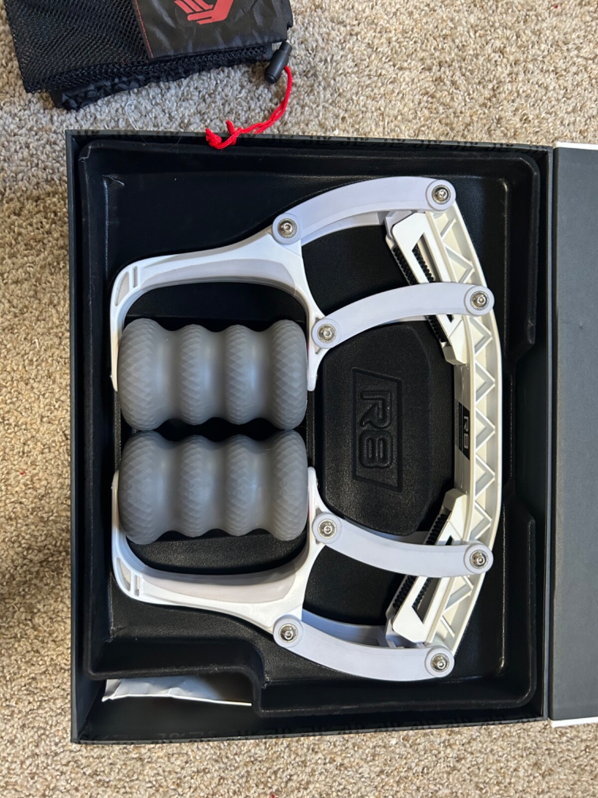 Roll Recovery R8 Deep Tissue Massage Roller Tool ALPINE WHITE