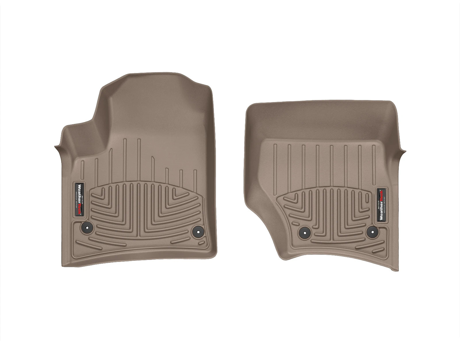 WeatherTech FloorLiner for 2009-2010 VW Touareg - 1st Row, Tan