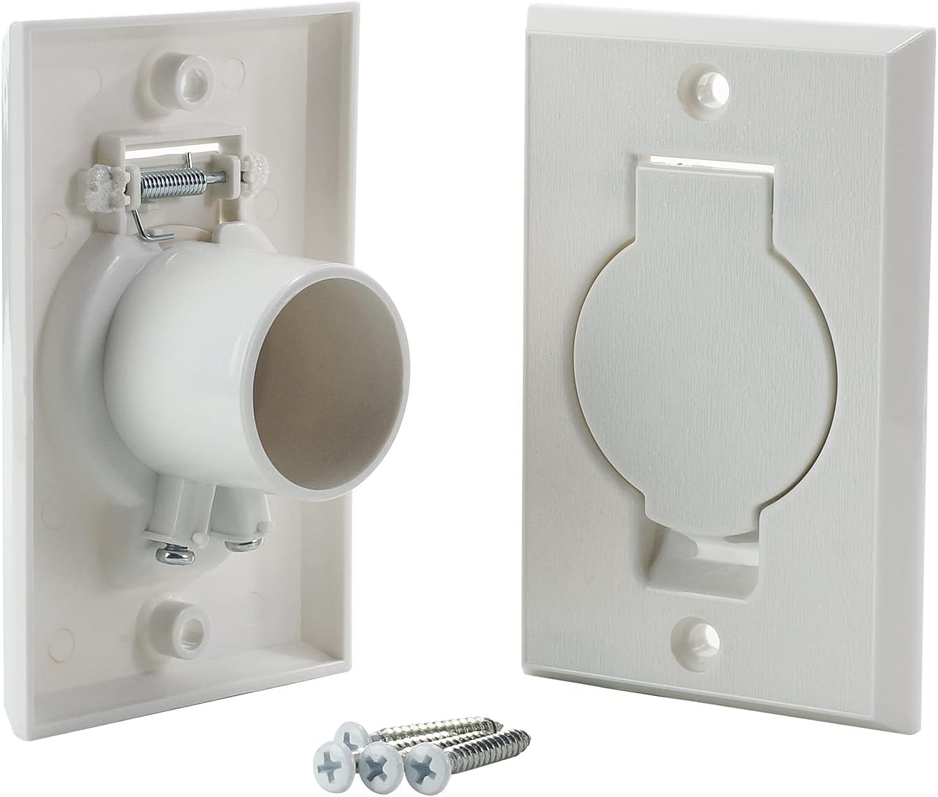 Standard Central Vacuum Wall Plate Inlet Valve Cover, for Beam Vac...