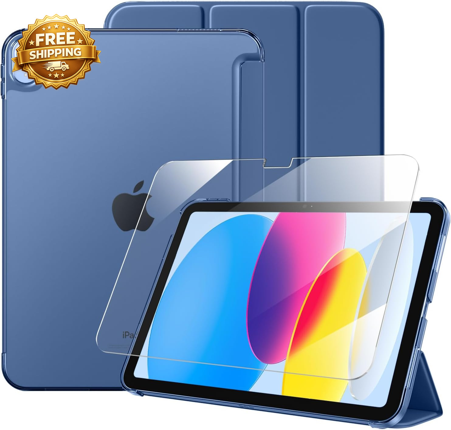 For Ipad (A16) 11Th Generation Case 11 Inch 2025 with Screen Protector Ipad 10Th