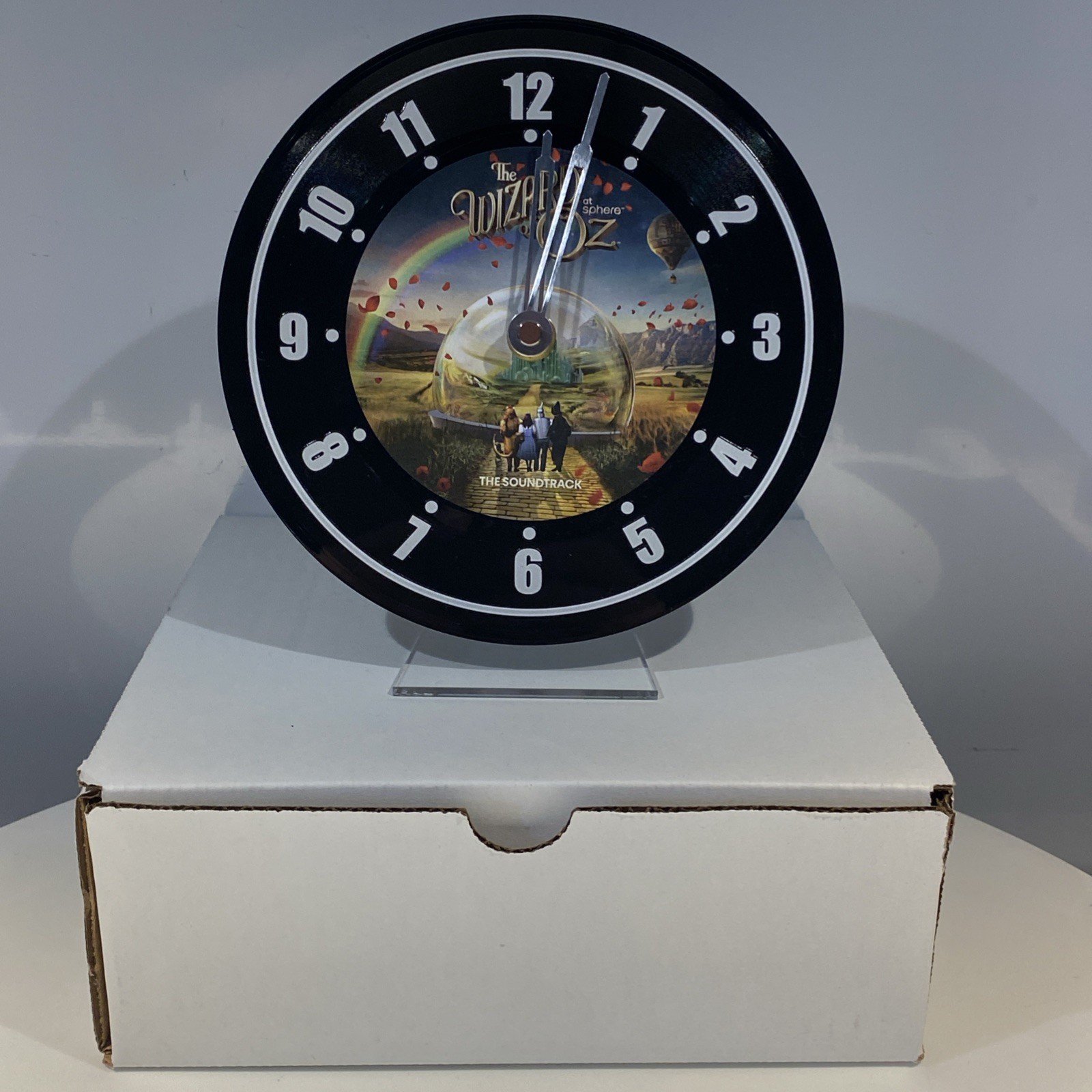 Wizard of Oz Wall Clock with the Soundtrack and Stand New in Box