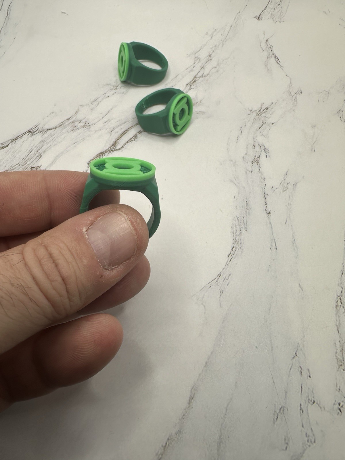 Green Lantern Ring Replica | DC Inspired Power Ring | Cosplay Prop | Display