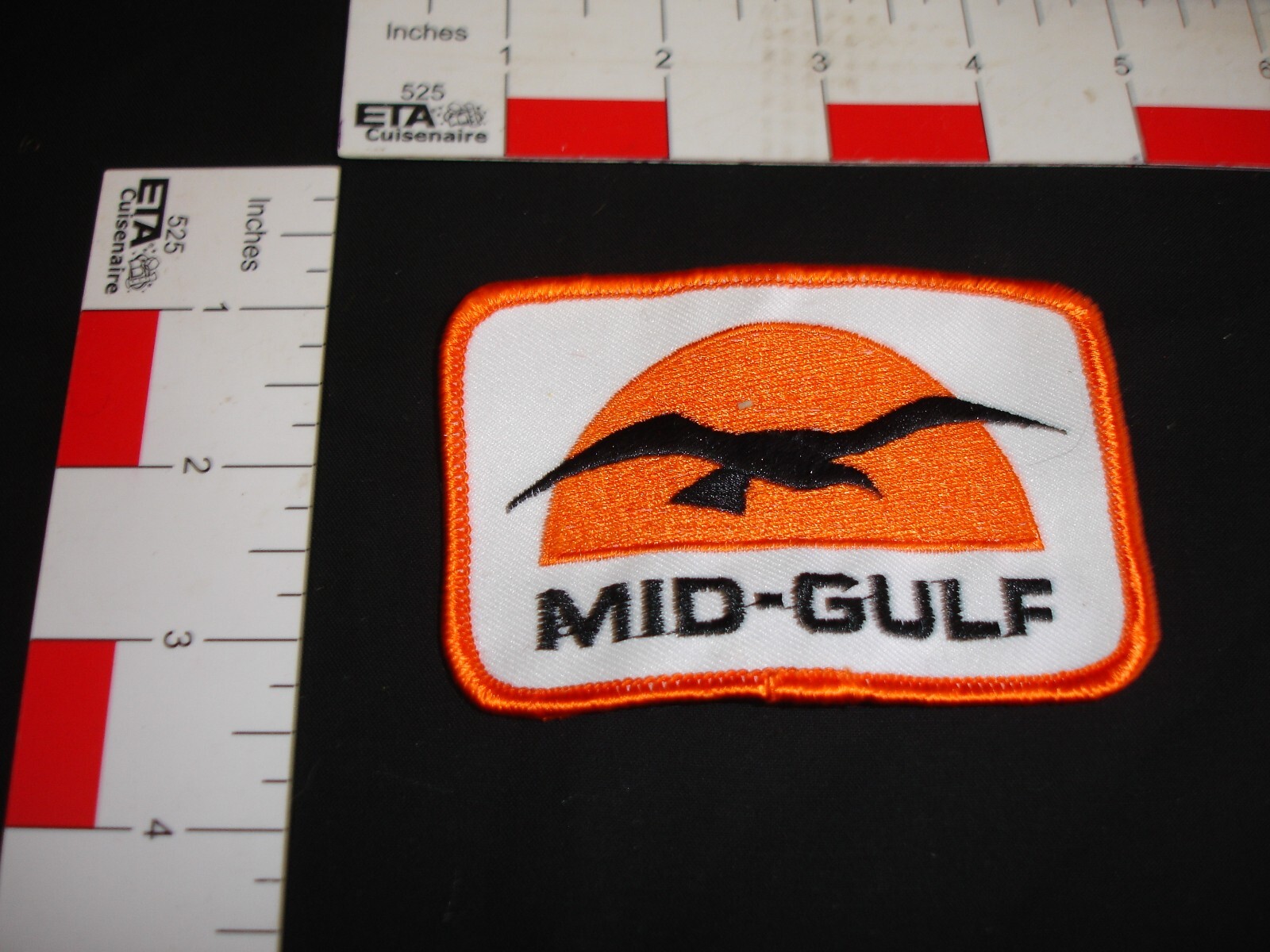 oil advertising patch vintage oil advertising patch