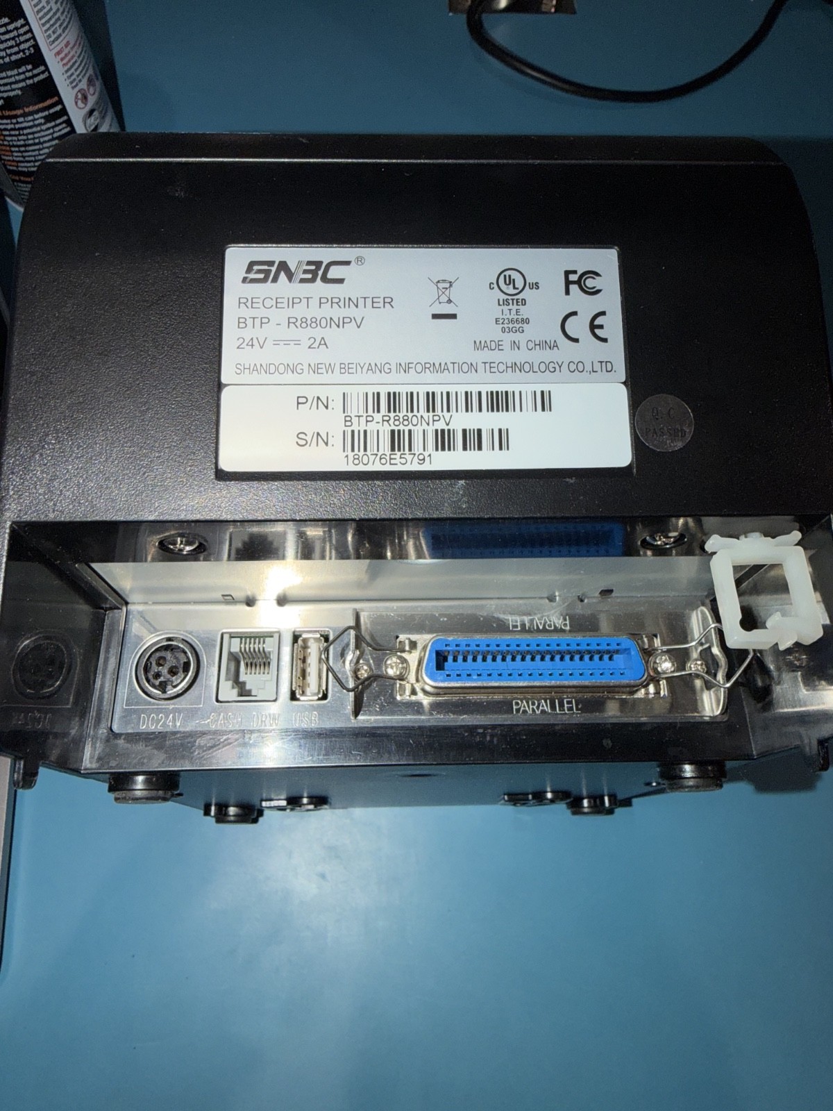 *11* SNBC BTP-R880NPV Thermal POS Receipt Printer USED