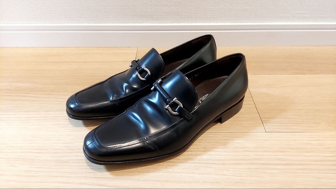Ferragamo Dress Shoes Men 5.5US Black 5 1/2Ee 'S Limited Edition VHTF Designer C
