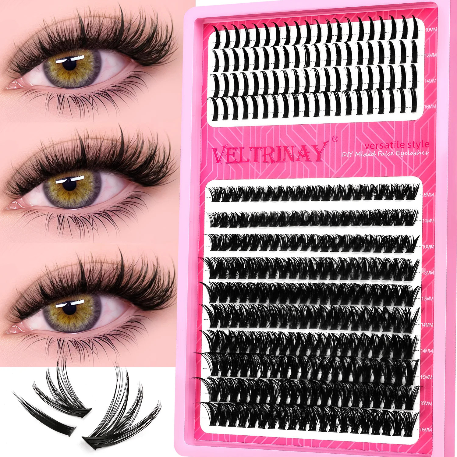 Lash Clusters Spikes Eyelash Clusters Volume Individual Lashes DIY Spi