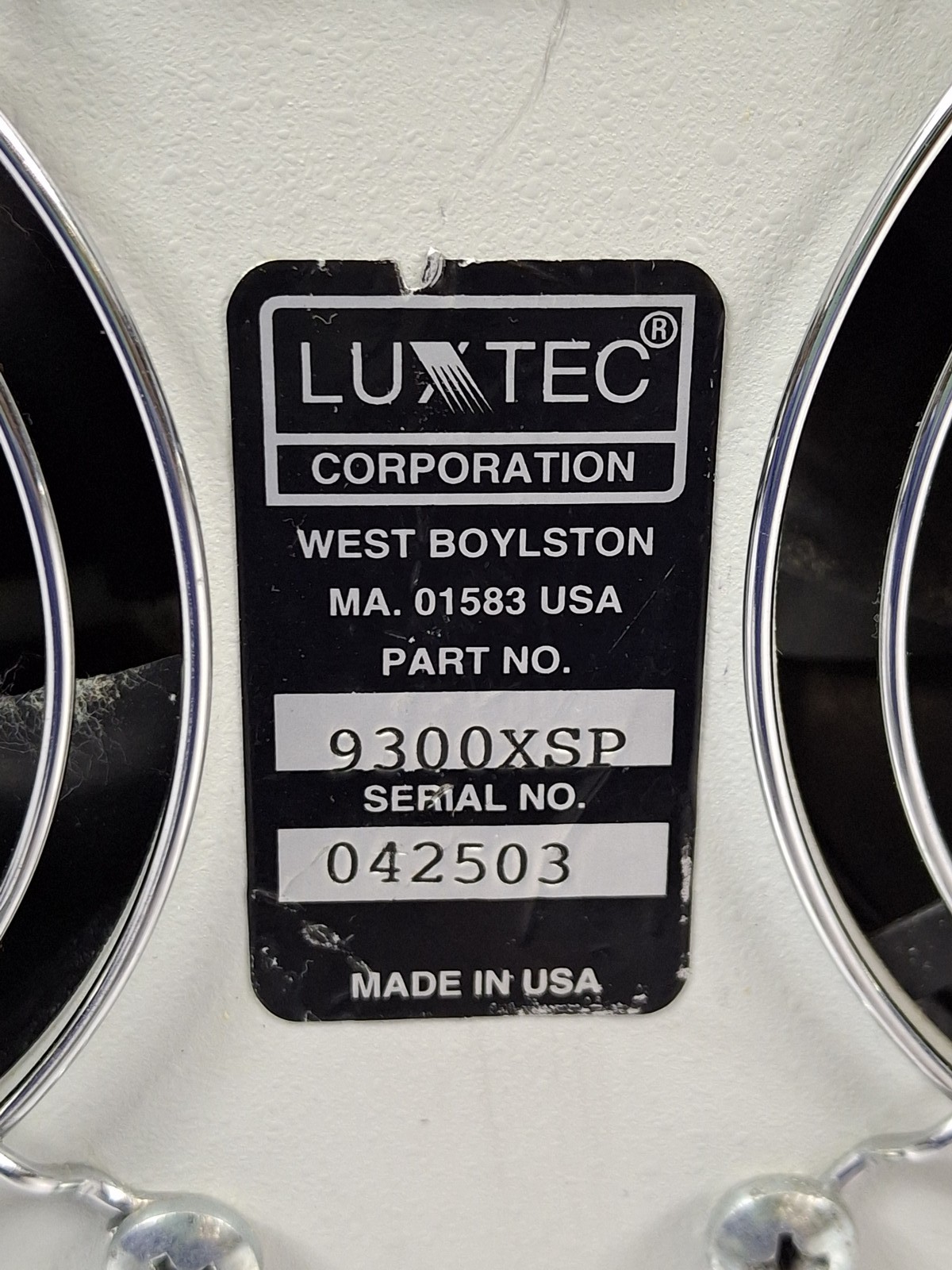 Luxtec 9300XSP Light Source