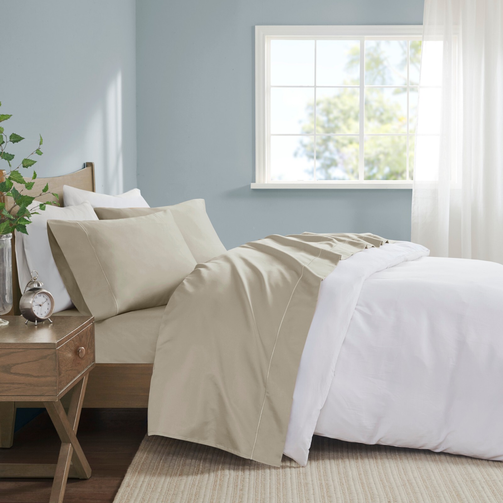 Madison Park 600 Thread Count Pima Cotton Deep Pocket Sheet Set