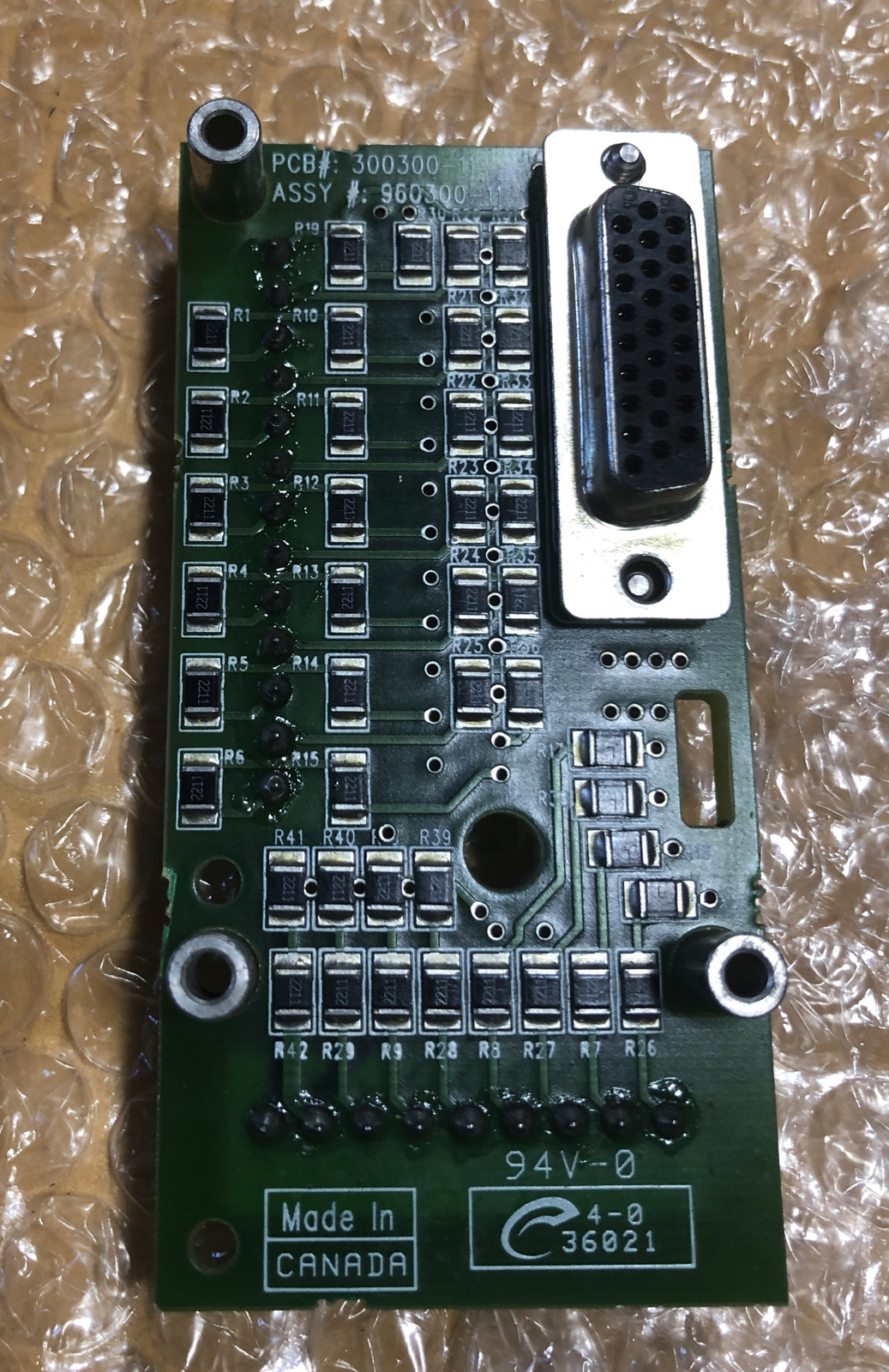 Control Techniques Interface PCB 300300-11
