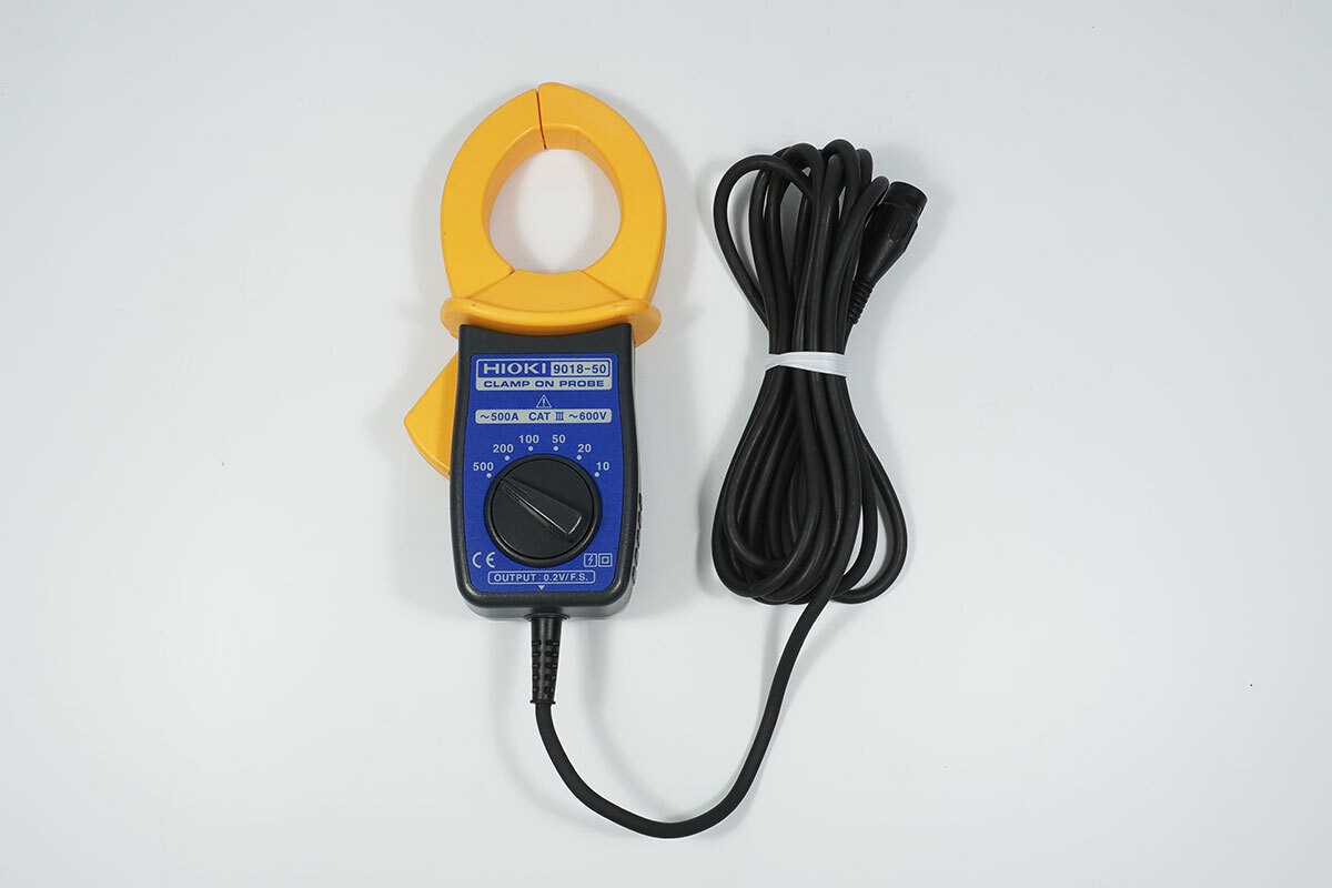 HIOKI 9018-50 Clamp-on Probe AC Current Sensor 500A Operation Confirmed Japan
