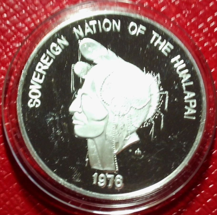 Sovereign Nation of The Hualapai Tribe  .999 Proof Silver Round w/Capsule-A