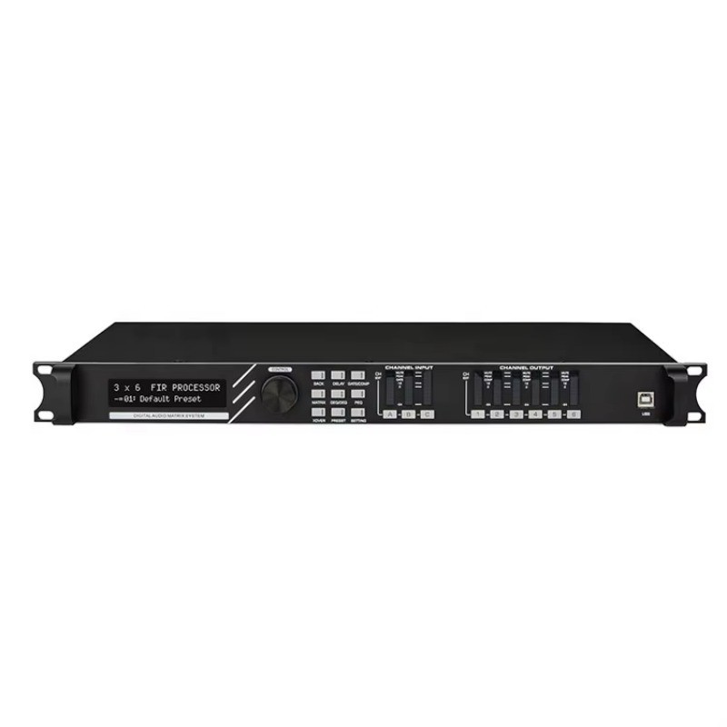 LC-306 Audio Processor Loudspeaker Management System 3 in 6 Out Driverack