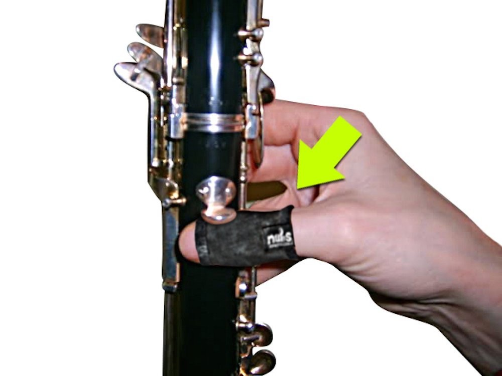 NUBS Thumb Protector Sax Oboe Clarinet Woodwind Padded Sleeve Cushion Large