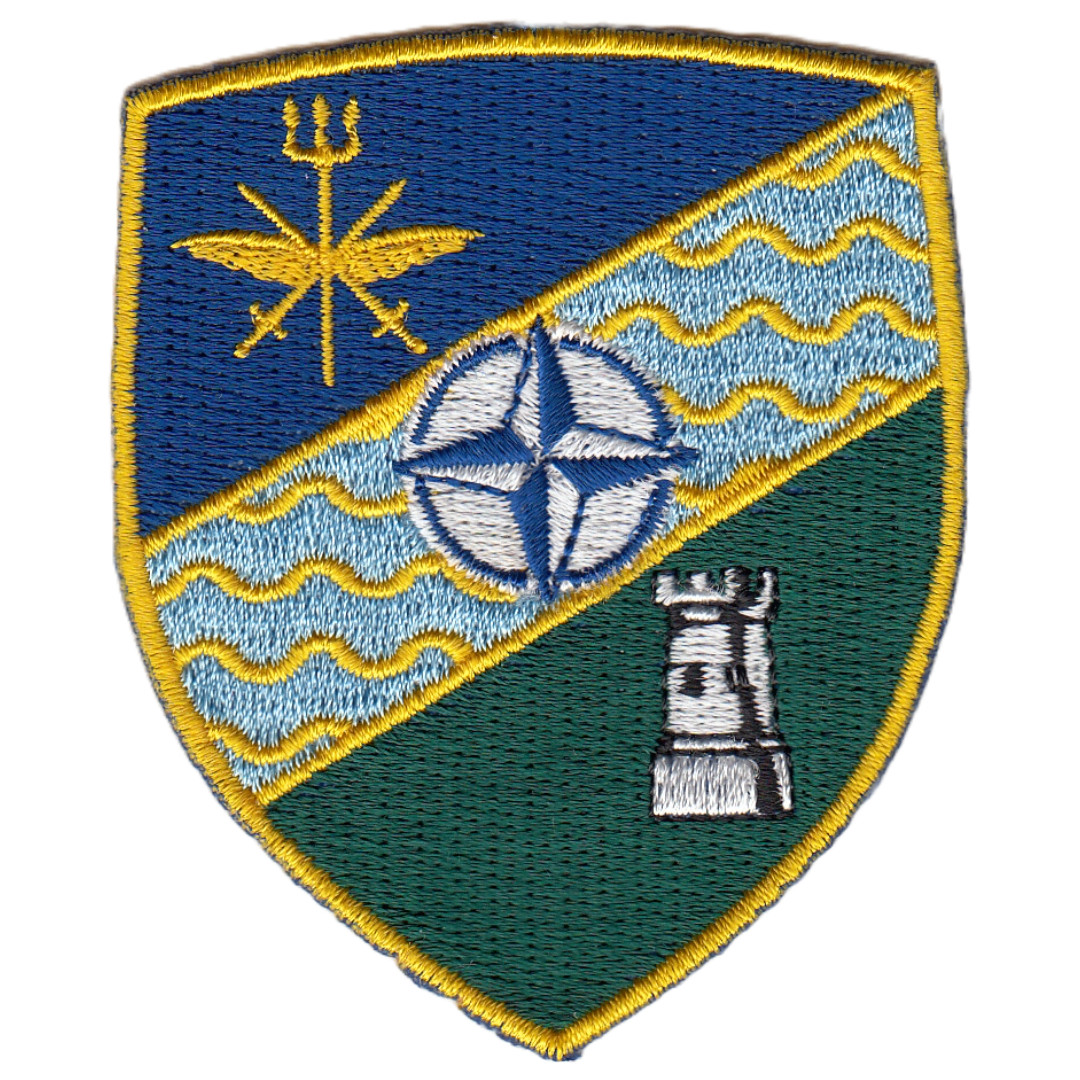 MARITIME COMMAND NORTHWOOD NATO SHIELD SHOULDER PATCH