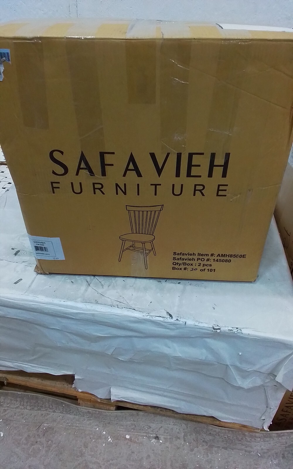 Safavieh PARKER SPINDEL SIDE CHAIR, Reduced Price 2172756673 AMH8500E