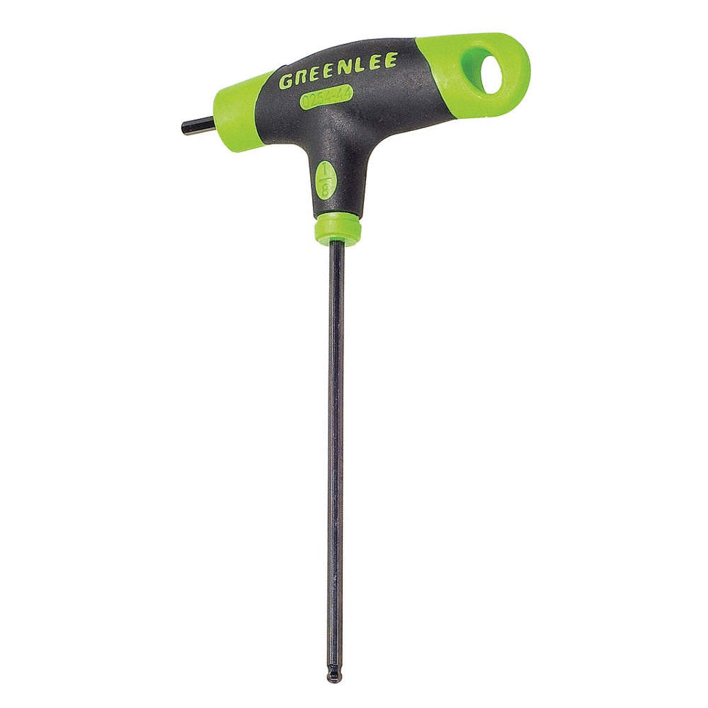 GREENLEE 0254-44 Ball End Hex Key,Tip Size 1/8" 11L591