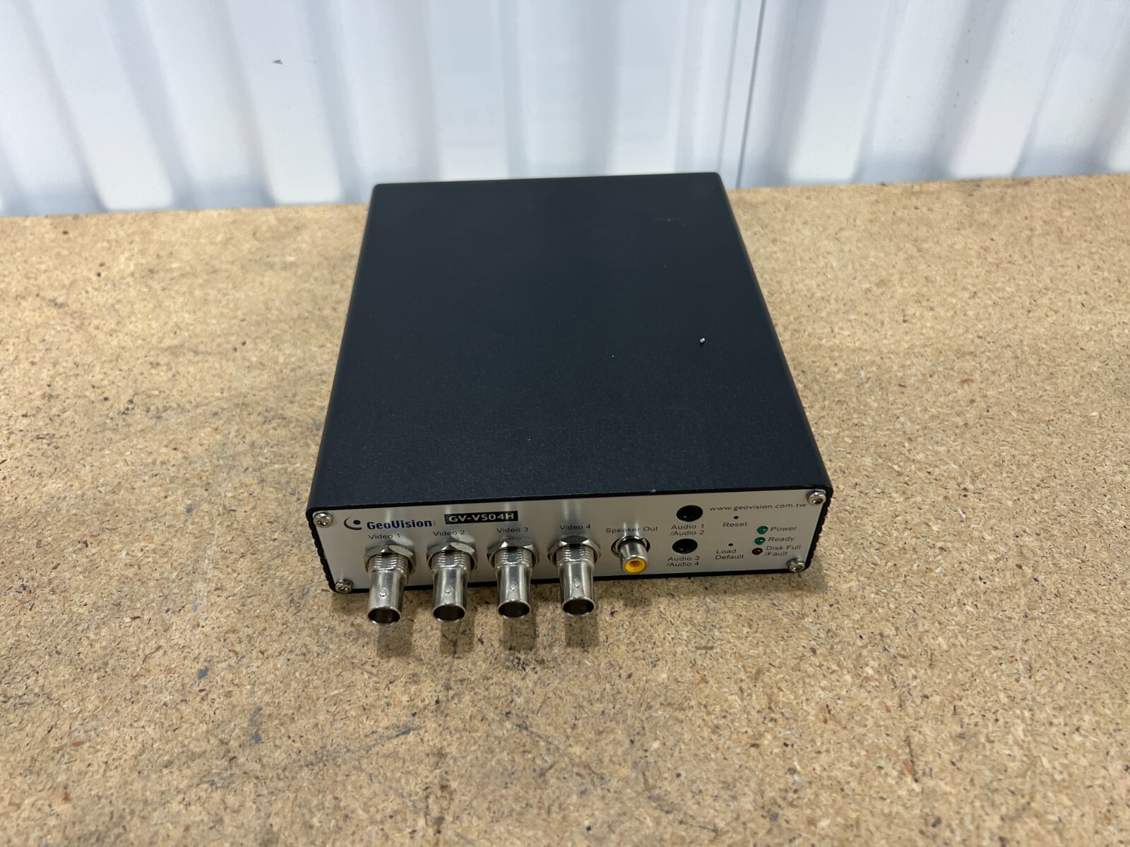 GeoVision GV-VS04H, 4 Channel H.264 Video Server, PoE / 12V DC, GPS, GV-GIS