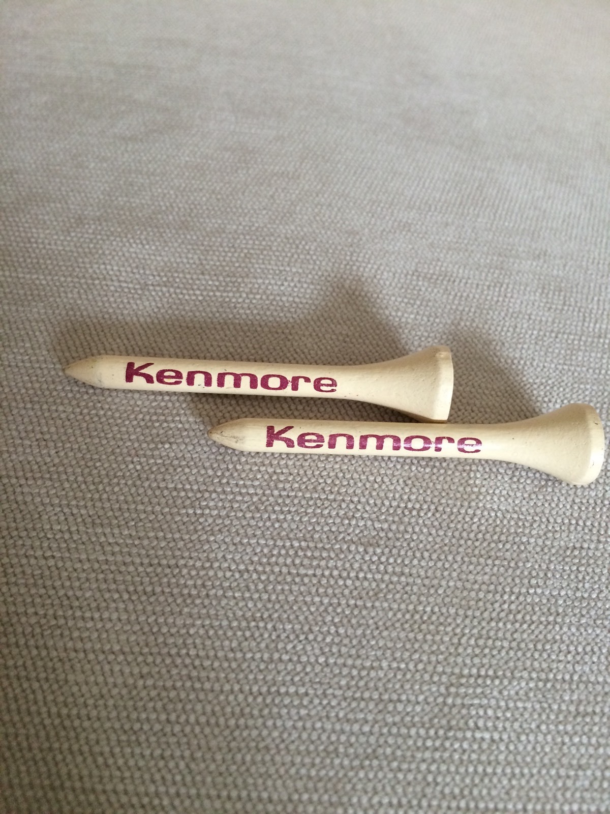 KENMORE Logo Promotional Promo Wood Golf Tees 2" - Set of 2