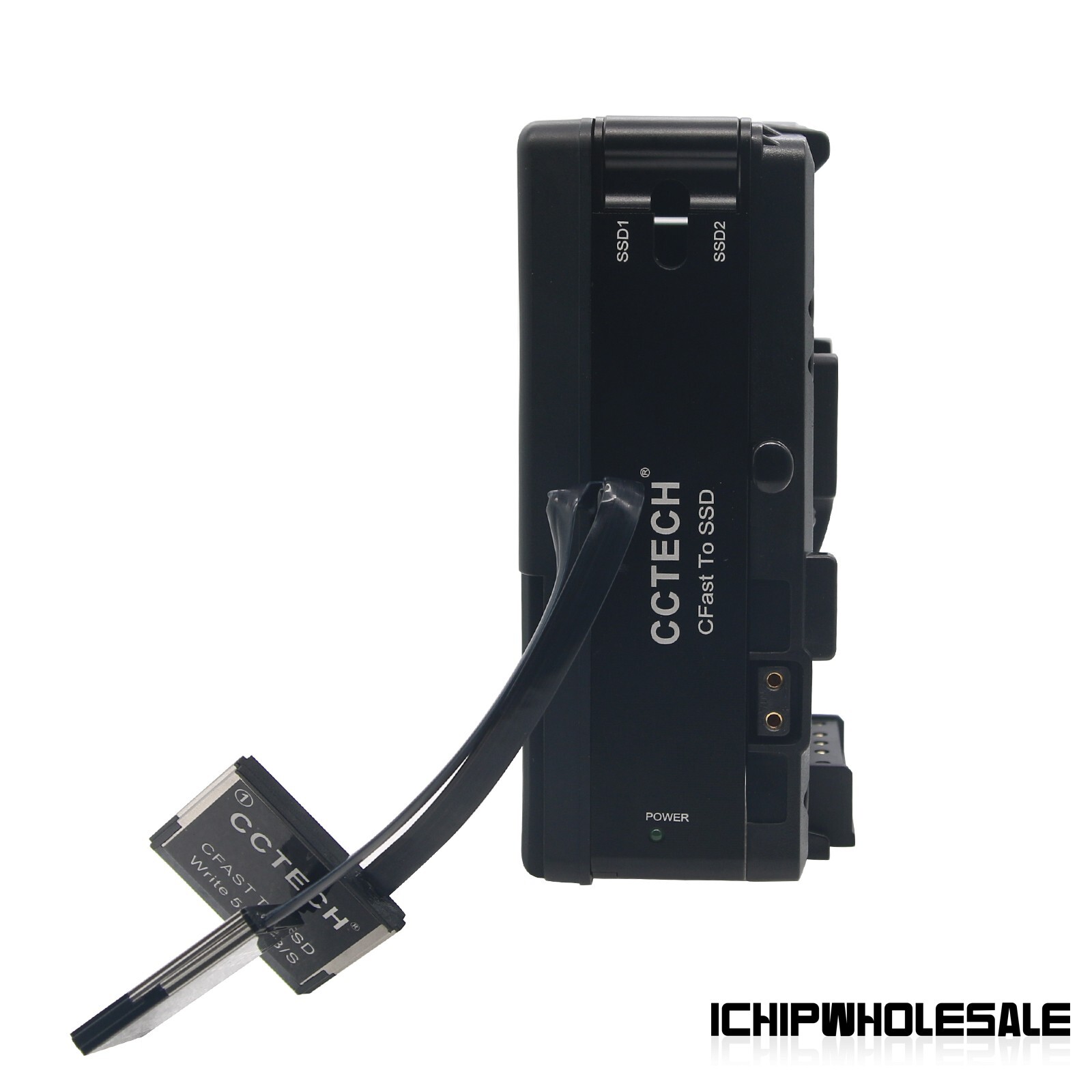 CCTECH CFSSD CFast 2.0 to SSD Blackmagic URSA Mini Broadcast + V-Mount Plate