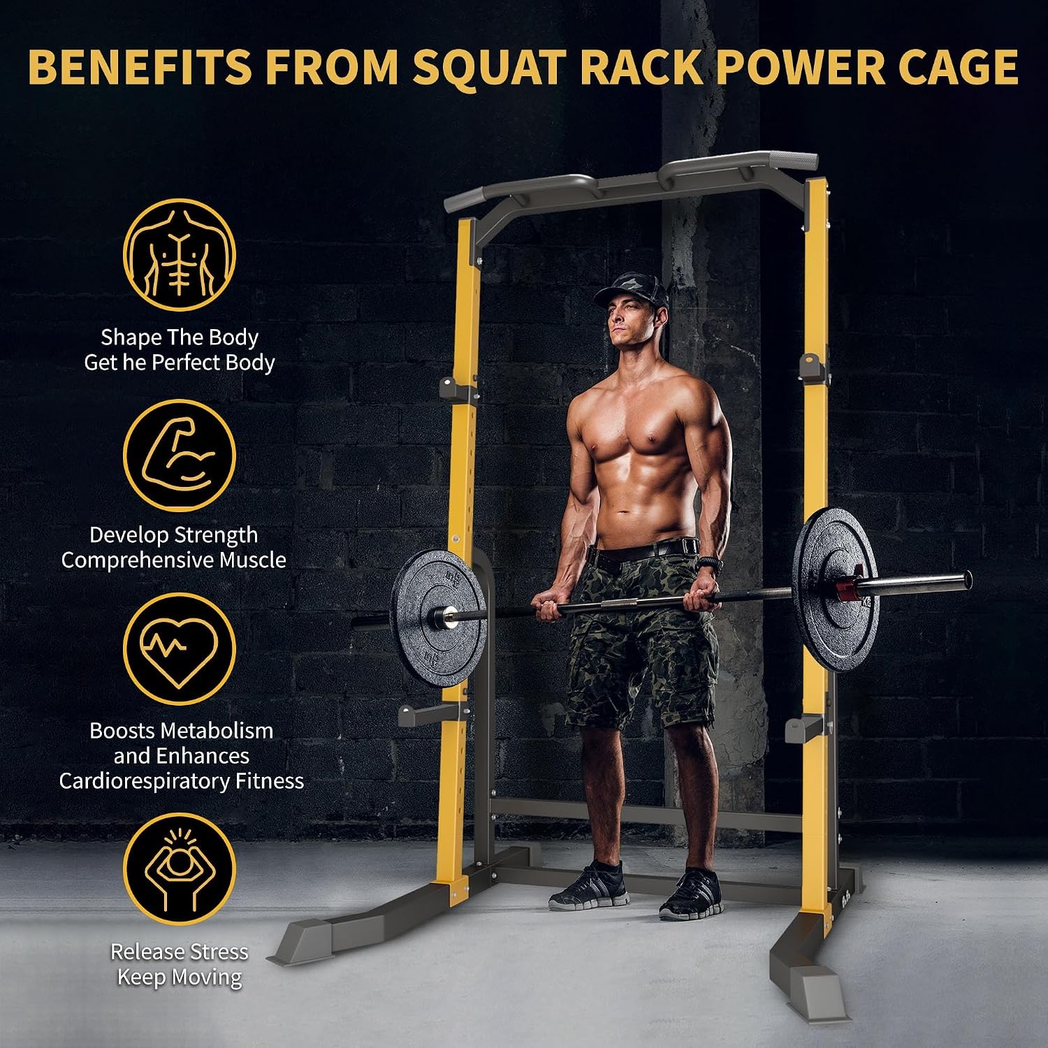 Squat Rack Power Rack Home Gym Equipment Pull Up Rack Squat Stand