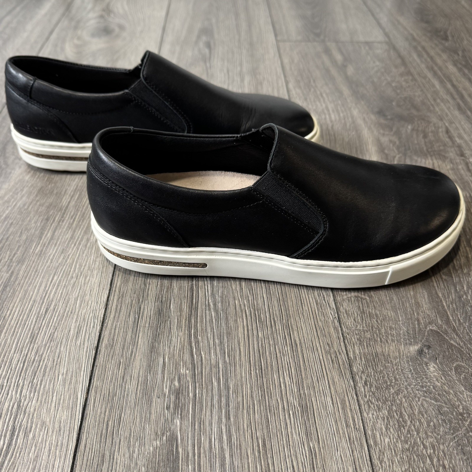 Birkenstock Oswego Black Leather Medium/Narrow Size W9/M7