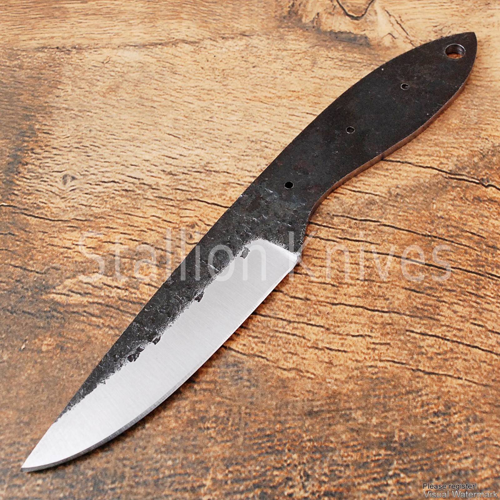 8''  Premium Carbon Steel Skinning Knife Blank – Hunter Diy Blade Making Supply
