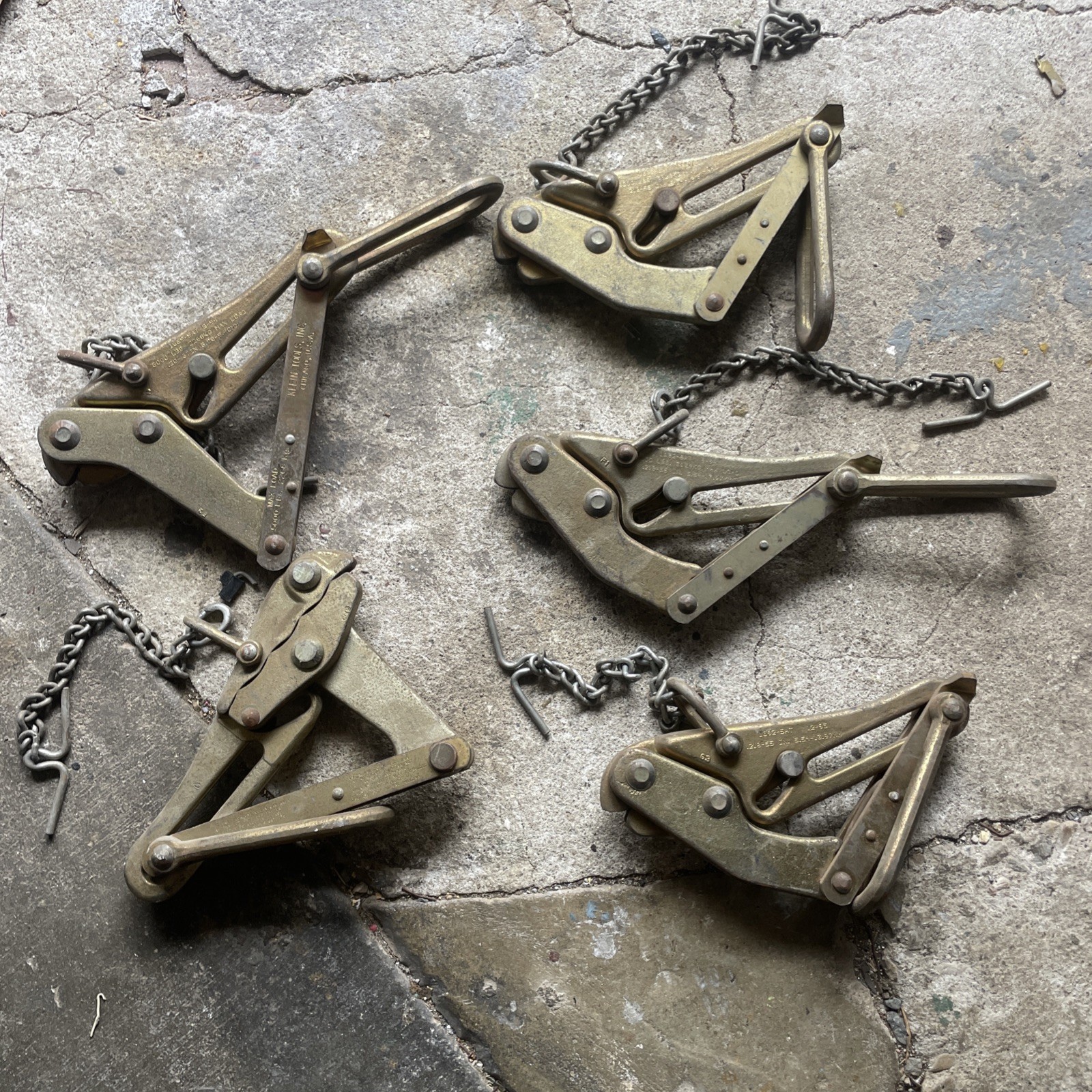 Klein Tools 1692 And 1659 -5AT Chicago Grip Coated Strand Puller