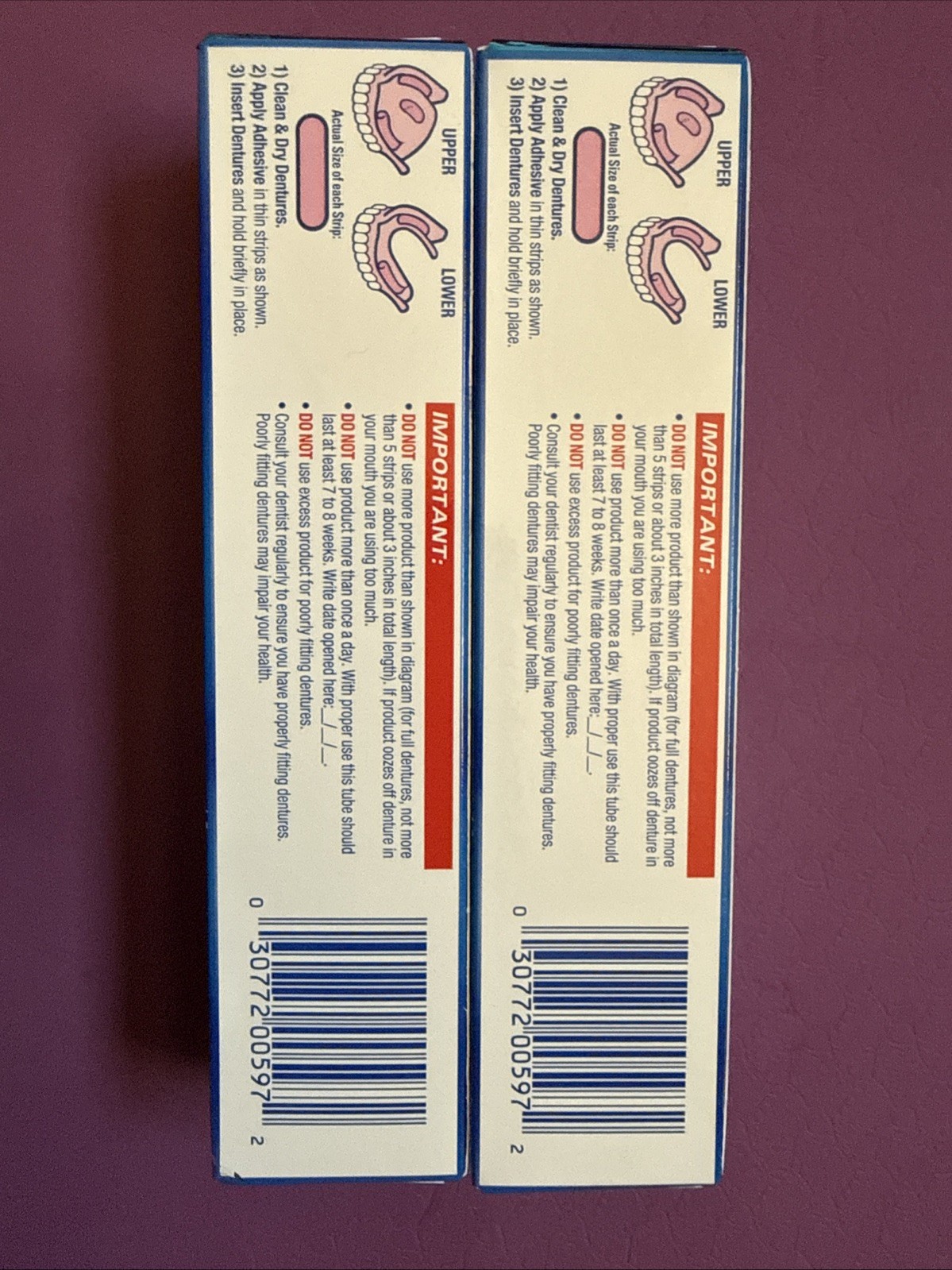 Fixodent Advanced Max Hold Denture Adhesive, 2.2 oz - 2 Pack
