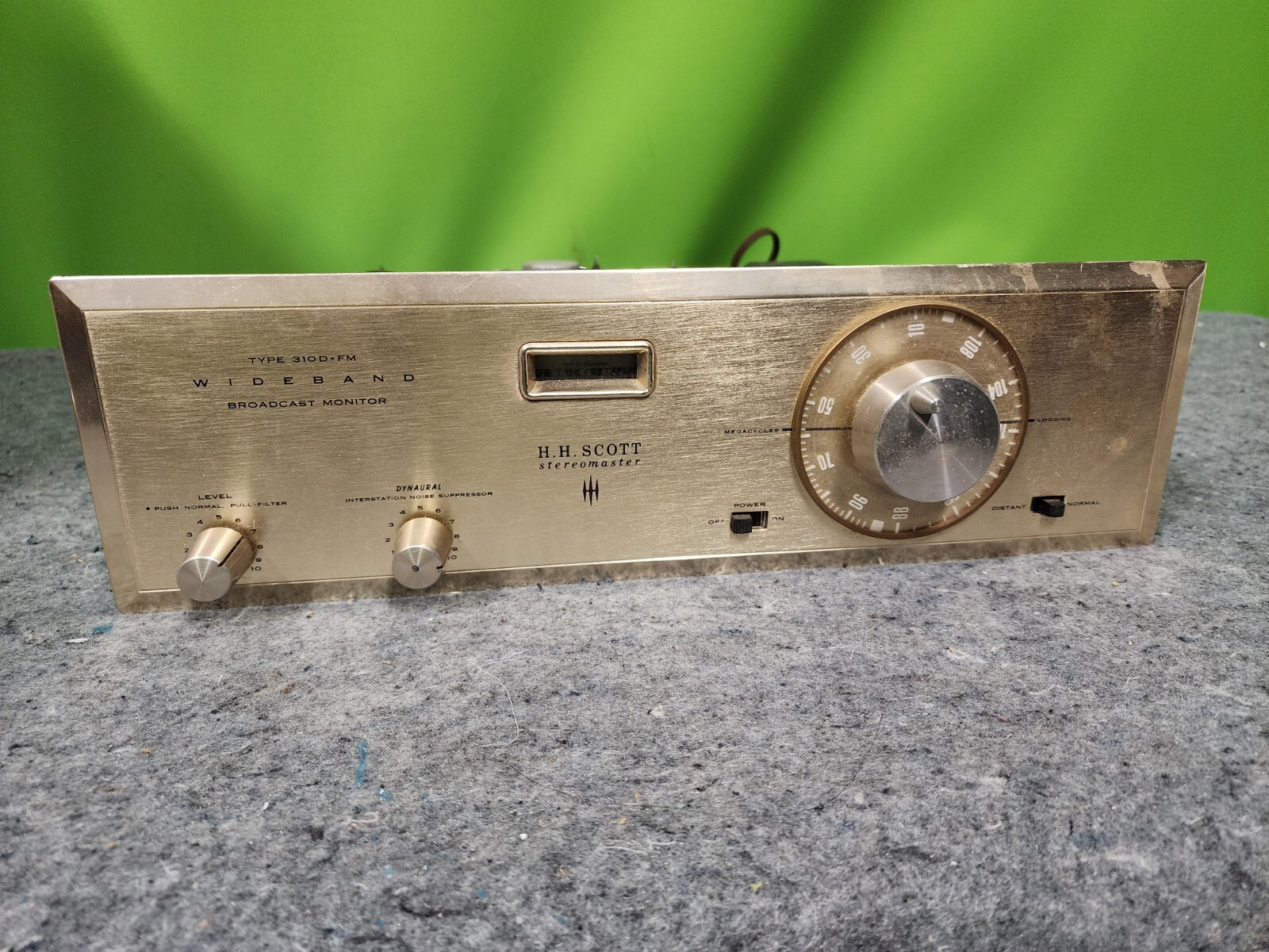Vintage Scott 310D Stereomaster Fm Multiplex Stereo Tube Tuner Repair Or Part