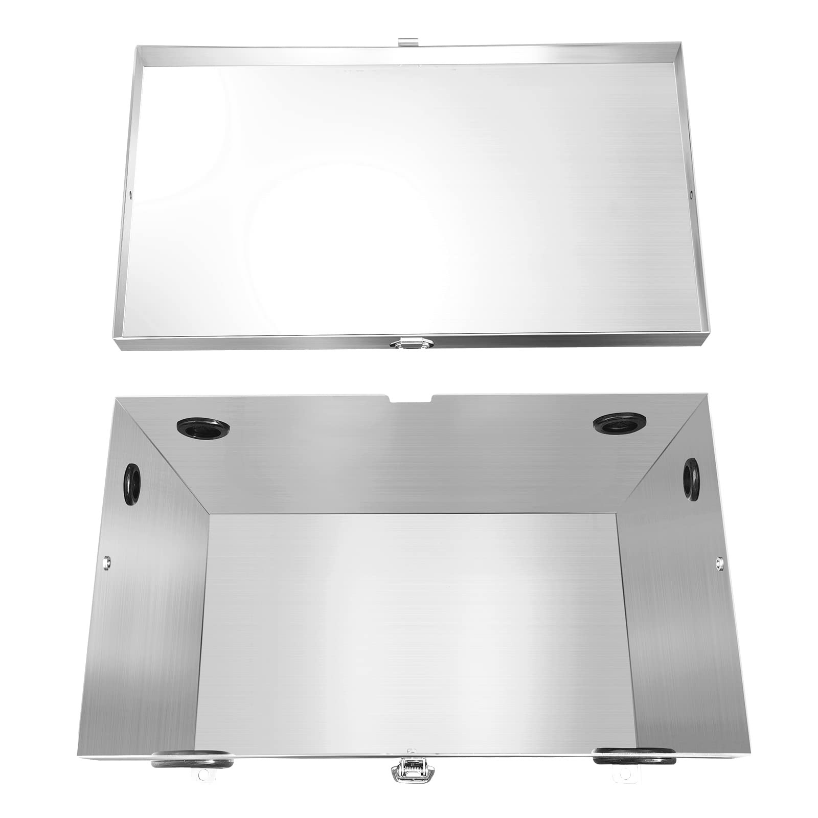 12V Car/RV/Marine Battery Box, Assemble Stainless Steel Battery Relocation Ki...