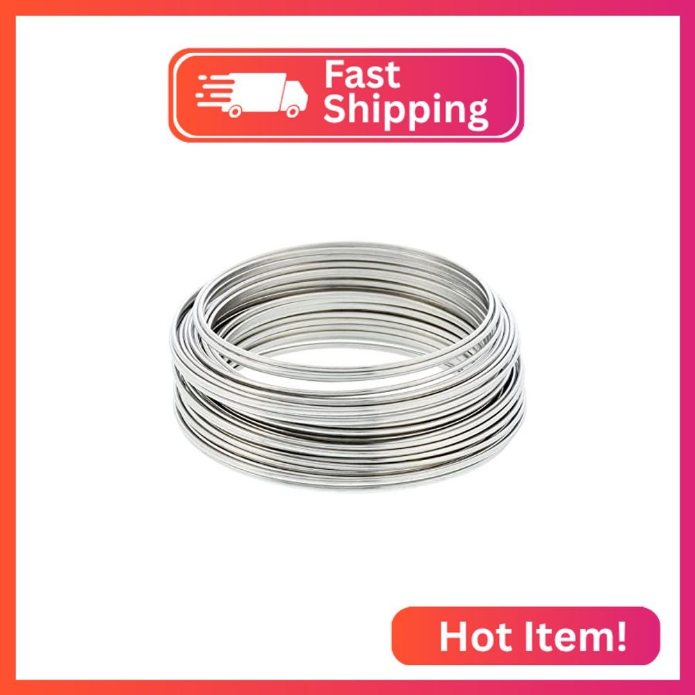 13Ga 1.8mm 304 Stainless Steel Wire - 3Ft for DIY Arts & Crafts, Jewelry Making,