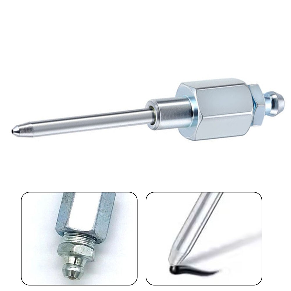 Reach Grease Fittings in Tight Spaces with Snappable Grease Injector Needle